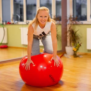Sport mit Fitnessball