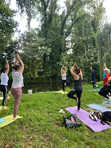 Yoga und Kahn am 2. August 2025